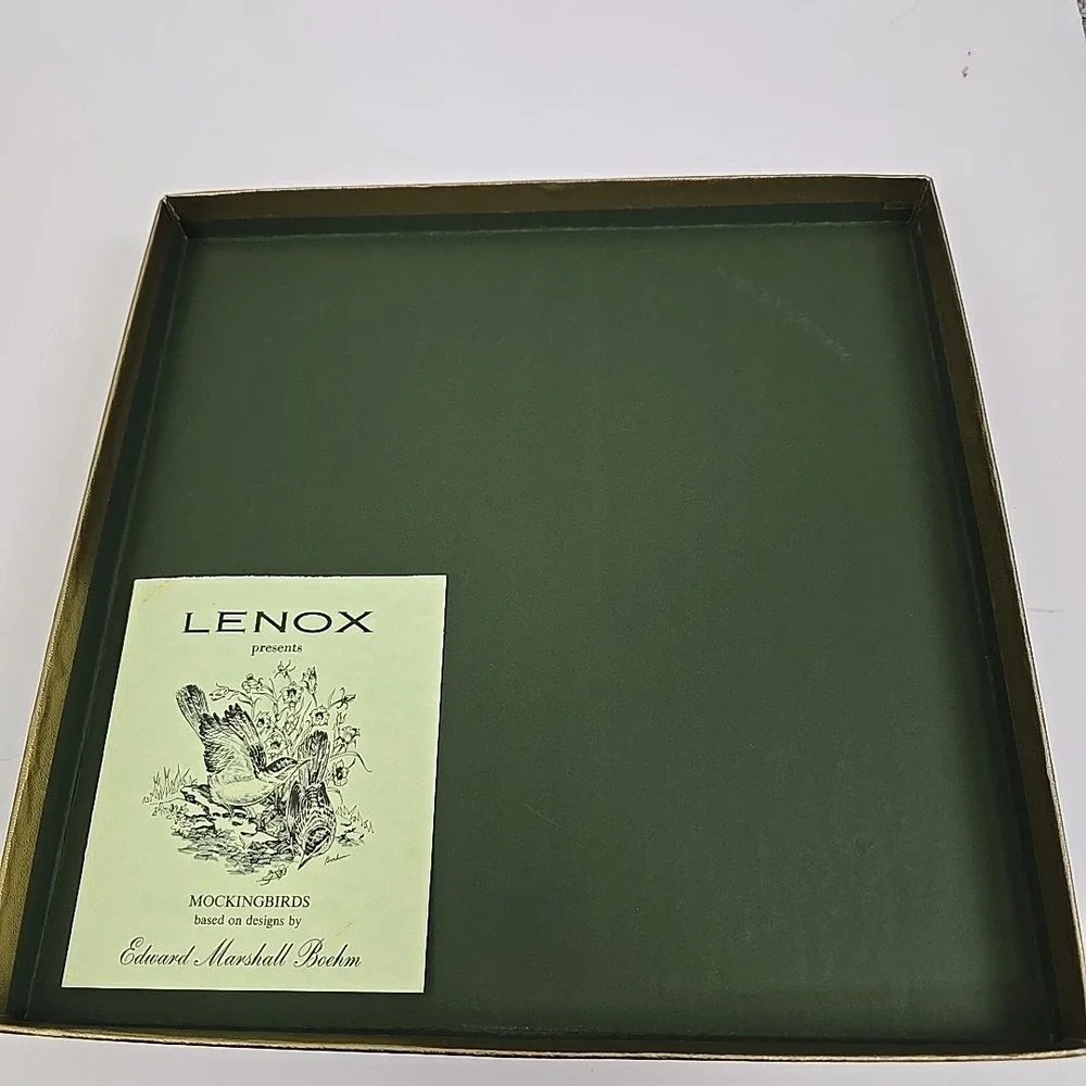Lenox China Boehm Mockingbirds Bird Plate 1978 Limited Edition USA‎